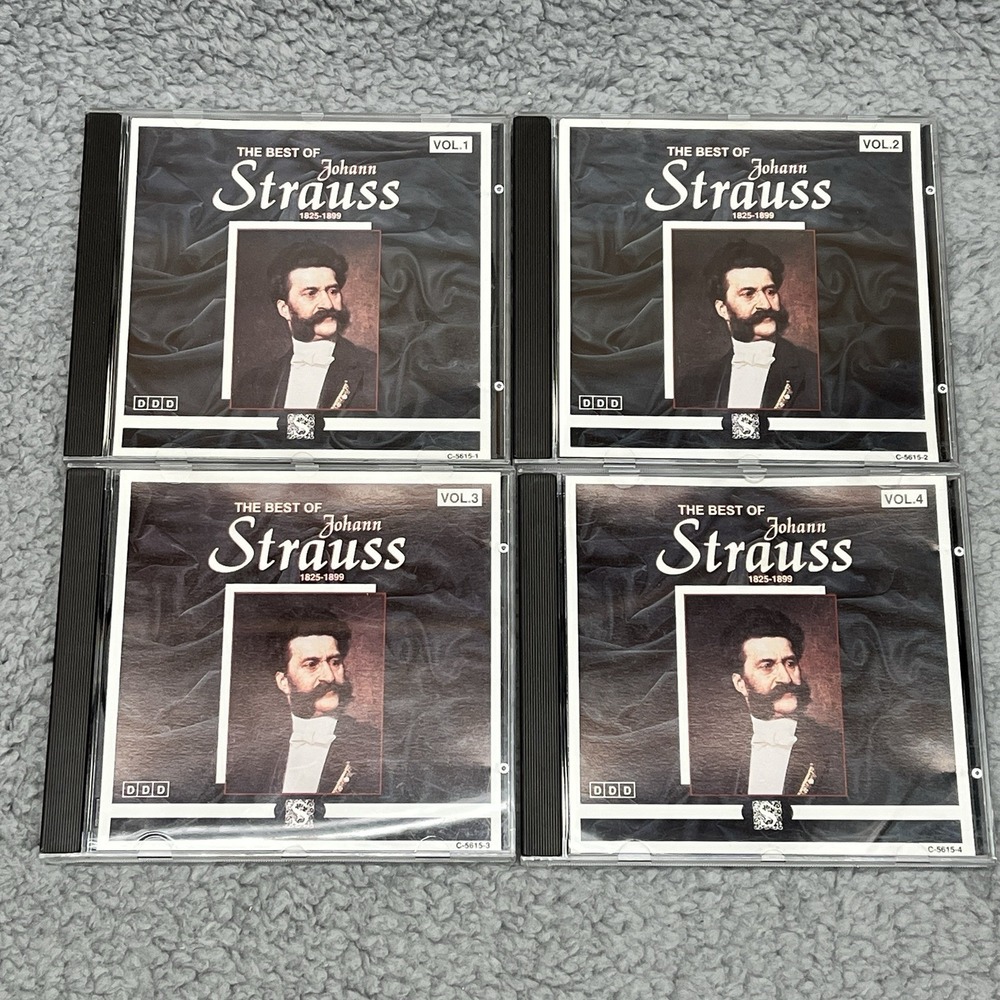 Best of Johann Strauss Vol 1-4 CD Collection 4 CDs 26 Songs